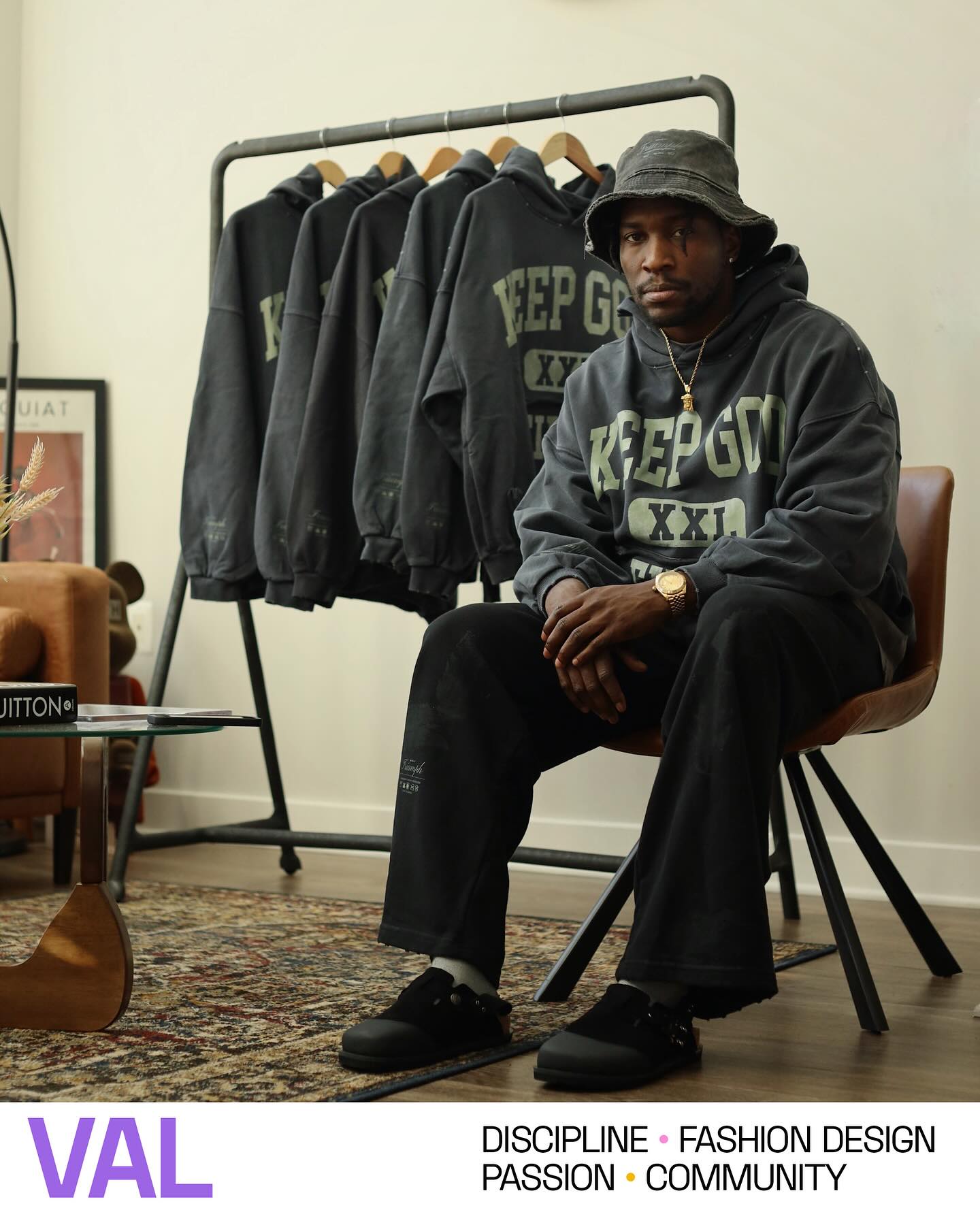 Meet Valentine Akin, founder of Dreams of Triumph, a brand that fuses fashion with empowerment and community impact. ✨
From mentoring youth in Southeast D.C. to designing garments that inspire faith and perseverance, Val is building a legacy of change.
Catch Val’s inspiring story in The Vibe Room’s debut art book and meet him at the release party on Dec 14th at the LINE DC. RSVP now—link in bio!
#TheVibeRoom #artbook #DMVCreatives #fashionforchange #DreamsOfTriumph