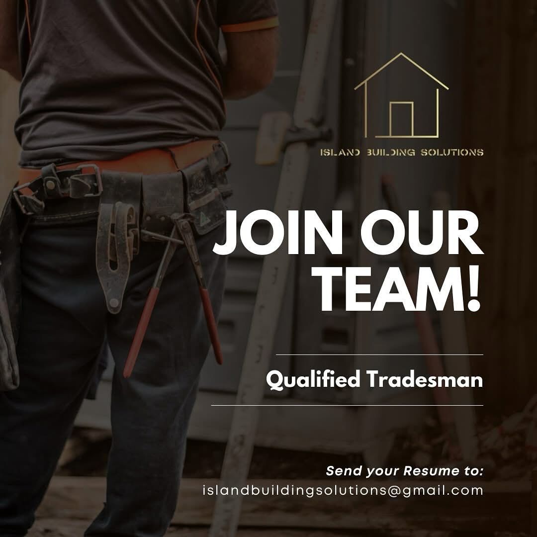 ๐จ Island Building Solutions is Expanding! Join Our Team! ๐จ
Are you a skilled tradesman looking for your next opportunity? Island Building Solutions is growing, and we need talented individuals like YOU to help us serve more clients!
๐ง Position Available: Full-time Tradesman (Flexible Hours Available)
๐ Location: North West Tasmania
โ
Competitive Pay
โ
Flexible Hours
โ
Opportunities for Growth
If youโre passionate about your craft and want to be part of a dynamic, expanding company, we want to hear from you!
Apply Today!
๐ง Send your resume to: islandbuildingsolutions@gmail.com
๐ Call us at: 0437 378 610