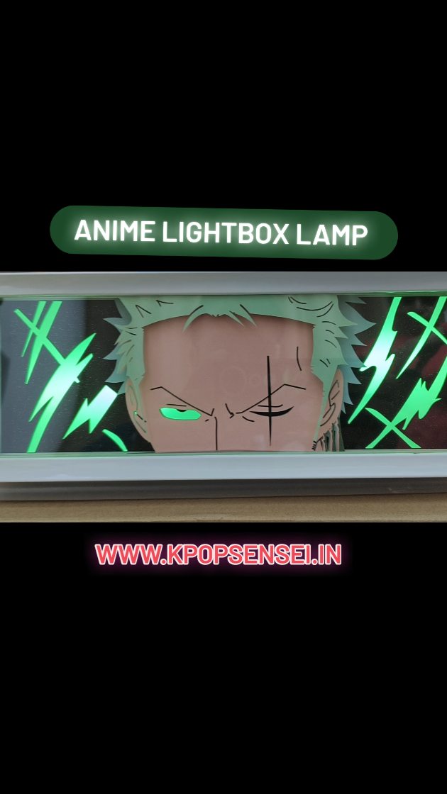 Zoro Lightbox Lamp
www.kpopsensei.in
#zoro #onepiece #anime #lamp
