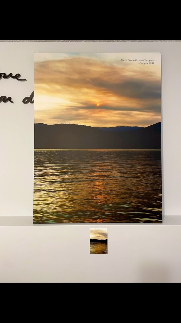 Wait for it….This amazing piece was created from a 1991 scanned 4x6 photo 😱😲🫢 and printed 50x bigger!! 🤩👏🏻 I thought this was an impossible task but we did it! 🙌🏻
It turned out beautiful! 🥹😍
>1.5” depth
>black edge
>matte finish
>30x40
>custom edits
#natsprintingco #canvasprints #okotokssmallbusiness #canonimageprograf #okotoksmomasentrepreneurs #okotoksmamas #stretchedcanvas #photoenlargements #nostalgia #osoyoosbc #specialmemories