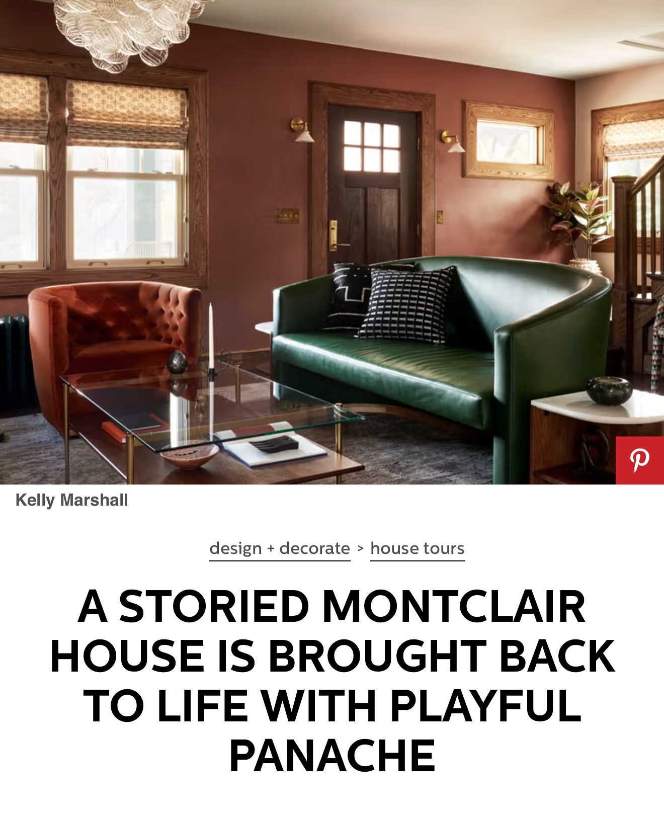 “Smith, who will be honored with the Rising Star award from the New York School of Interior Design next spring, set out with the client to keep some of the old while adding some needed new. In the living room, that meant keeping the original brick fireplace and adding a marble mantel and cubed tile surround to give it a fresh modern edge.”
You can read the full article on @elledecor.com, link in profile!
Interior Design: Yours Truly
Interior Styling: @kiyanapanton
Photography: @sans.murs