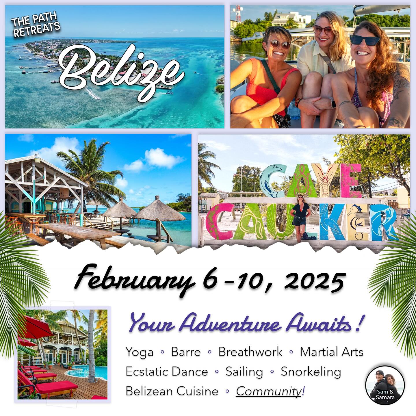 🌴✨ Ready to escape to paradise? Only 3 rooms left for our exclusive retreat in Caye Caulker, Belize — and we’re almost 2 months out! 🏝️ Whether you’re seeking relaxation, adventure, or both, this is the getaway you’ve been dreaming of. Don’t miss your chance to experience tropical bliss! DM us for all the details and secure your spot! 🌊🌞
•
#CayeCaulkerRetreat #BelizeGetaway #TropicalEscape #IslandVibes #RetreatLife #TravelGoals #BookNow #ParadiseAwaits #LimitedRooms #DMForDetails