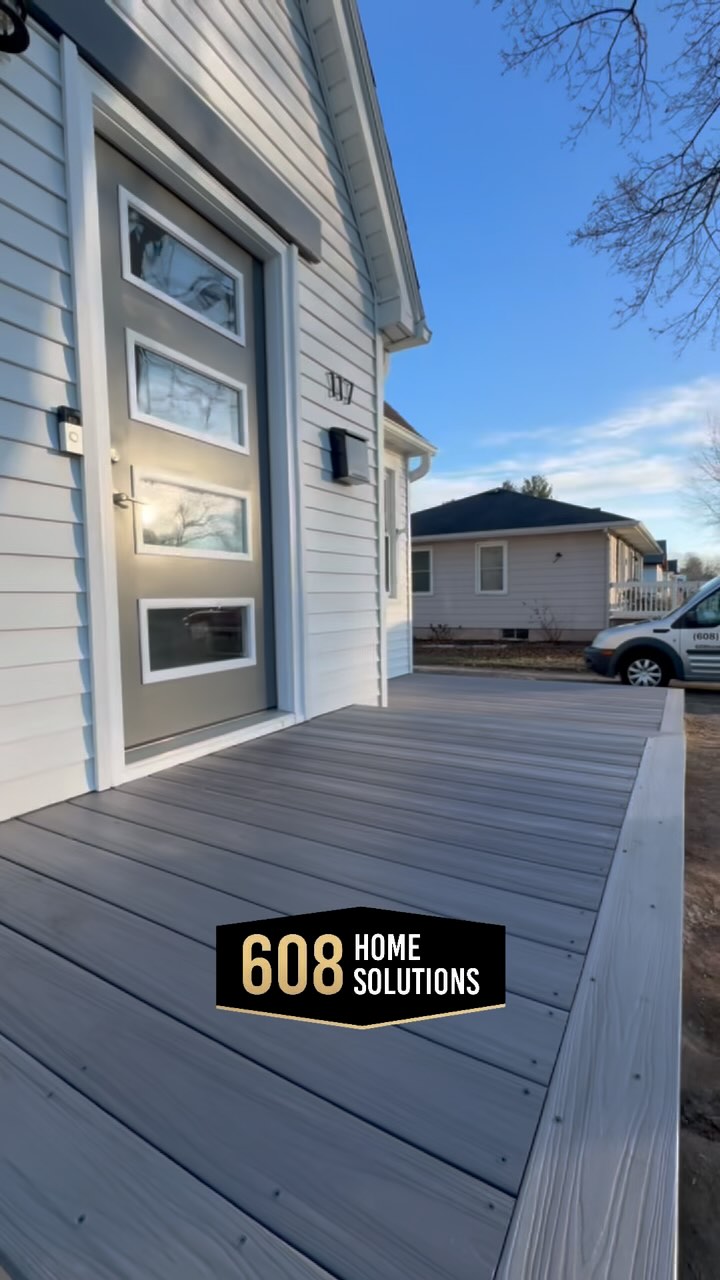 We just finished a deck for a customer in Verona! Next week, we’re kicking off her kitchen remodel. Stay tuned for updates! #VeronaWI #MadisonWI #FitchburgWI