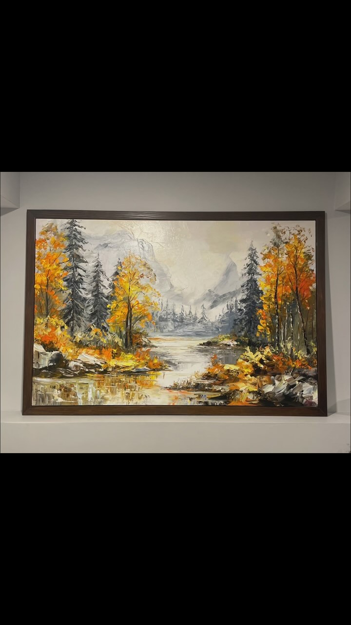 First time stretching an actual oil painting and it turned out amazing!! 😍 Added a solid wood fir floating frame with a dark walnut stain to really elevate it!
Have any art that needs stretching and mounting?! Maybe hesitating on ordering it or bought something while travelling, I can help you out! ☺️
>customer provided oil painting
>3/4” depth
>solid fir wood floating frame
>dark walnut finish
>size 40x32
#natsprintingco #okotokssmallbusiness #floatingframe #oilpainting #fallart #autumart #canvaspainting #art #okotoksmomasentrepreneurs #okotoksmamas