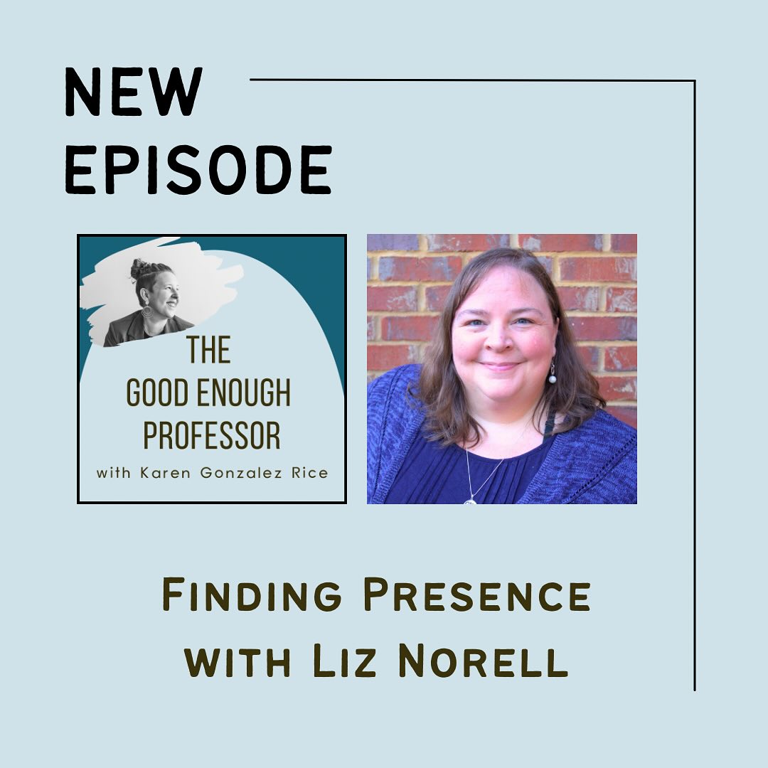 New episode! A conversation with @liznorell about her new book, The Present Professor: Authenticity and Transformational Teaching.
We talk about why presence matters in our teaching, how trauma disrupts learning (for our students and for us), and what might unfold when we soften in our academic lives.
Liz shares her playful approach to building communities, and her commitment to practicing yoga as a tool for presence.
Listen or read find the transcript in the show notes!