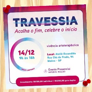 Oi gente! 👋
👁👁
Da uma olhada nessa vivência que
vai acontecer no próximo sábado!
Vc já fez seu balanço do ano de 2024?
PROPOSTA
O fim do ano está aí, e com ele vem aquela vontade de deixar para trás o que não faz mais sentido e se abrir para novas possibilidades. 🌱
No dia 14/12, vamos nos encontrar no Ateliê Escondido, na Mooca, para uma vivência única, conduzida por três arteterapeutas:
🎨 Bruna Della @arteterapias.online @bru.della
🎨 Fernando @fernandofranca_art
🎨 Xandrella @xanbarreto_arteterapeuta
Será um dia de reflexão, criação e transformação. Pela manhã, vamos trabalhar o que precisa ficar em 2024, e à tarde, vamos nos abrir para o novo, explorando nossos objetivos e desejos para 2025.
Tudo isso com técnicas de arteterapia e reflexões inspiradas na psicologia analítica. Um espaço para respirar fundo, acolher o que passou e celebrar o que está por vir.
👉 Evento presencial:
TRAVESSIA - Vivência Arteterapêutica
Acolha o fim, célebre o início
📅 Quando:
14/12 (sábado),
das 9h às 16h
📍 Onde:
Ateliê Escondido - Mooca @atelie_escondido
💰 Valor:
• R$150,00 individual
• R$250,00 para duplas
🎨 Material já está incluso
✨ Vagas limitadas!
Clique no link da bio da
@arteterapias.online para garantir a sua.
Vamos atravessar juntos esse momento de renovação? 🦋
Descrição da imagem:
Card com borda nas cores rosa, azul, azul claro e branco.
As informações sobre a vivência estão escritas, nas mesmas cores, em um quadrado branco com os cantos arredondados. Destaca-se uma transição de as cores rosa e azul sobre a palavra TRAVESSIA.