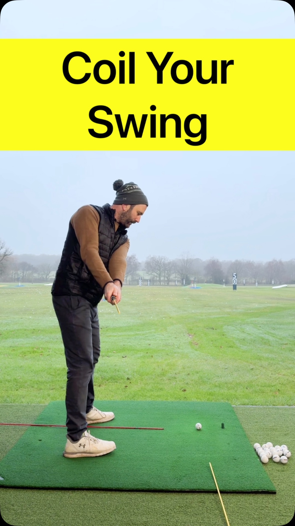 Coil Your Backswing #golf #golfswing #golftips #golflife #golfclub #golfpro #golfcoach