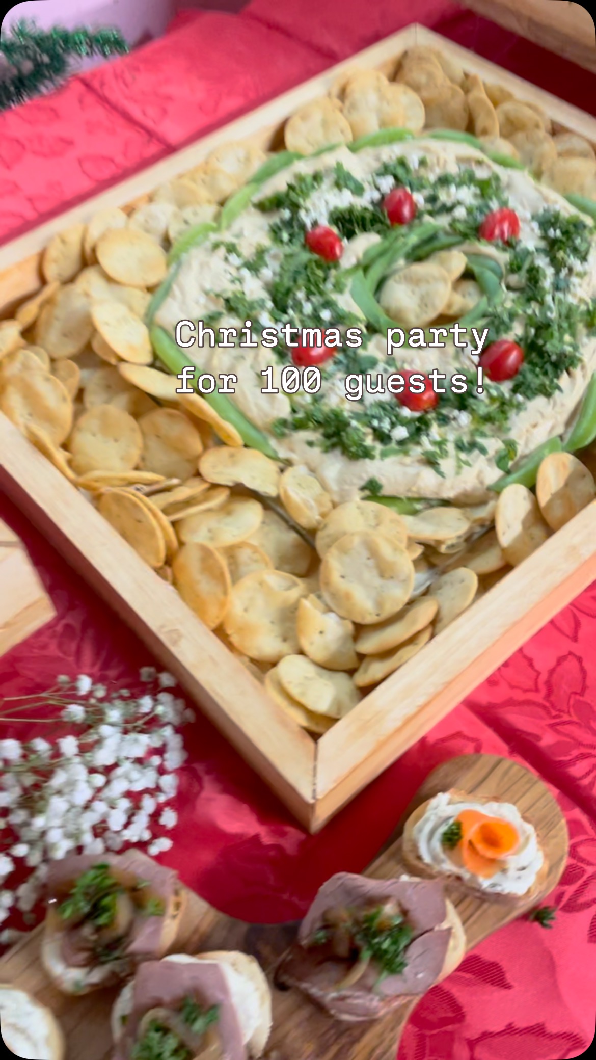 Corporation Christmas party for 100 guests!#fingerfood#party#foods#fingerfoodideas #fingerfoodparty #cateringjakarta #foodpic #delicious #delicious_food #delicious😋 ous