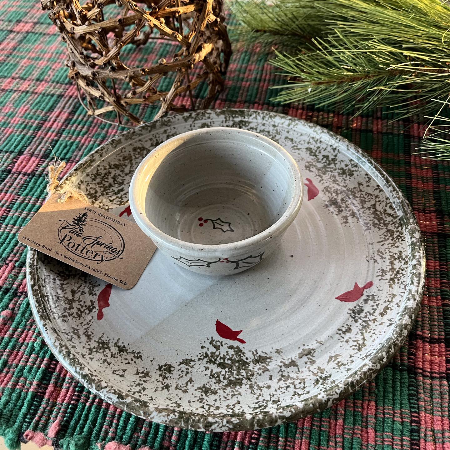 Cardinals are sentimental for so many people. My great grandmother comes to my mind when I see them. She was a part of my life until I was in my late 20’s, started counting her birthdays backwards at age 90, a true little old lady, lover of all pretty things including cardinals and a force to be reckoned with! I have a shelf full of Cardinal pieces but I would most love to hear your cardinal love stories. ♥️
#servebeautifully #heirloomquality #mindfullymade #madebyhand #artisan #rusticmodern #farmhouseinspired #stoneware #homewares #dinnerware #chooselovely #cardinaldesignpottery #cardinalgifts #pottery #potterygifts #PAWildsmade #visitclarioncounty