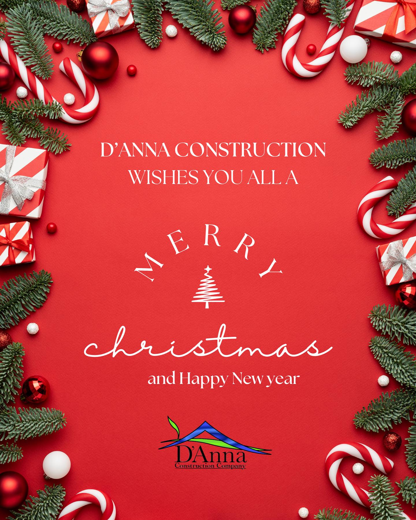 ✨ Happy Holidays and Merry Christmas from D’Anna Construction! ✨
We’re honored to help bring dream homes to life, and this season, we wish you all the joy, love, and warmth that make a house a home. 🏡❤️
Cheers to a bright and beautiful New Year ahead! 🎉
#HappyHolidays #MerryChristmas #DAnnaConstruction #CustomHomes