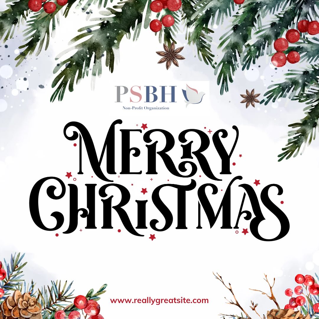 Merry Christmas 🎁🎄🎅🏽 from your PSBH family🕊️
______________________
Feliz Navidad de tu PSBH familia 🎁🎄🎅🏽🕊️