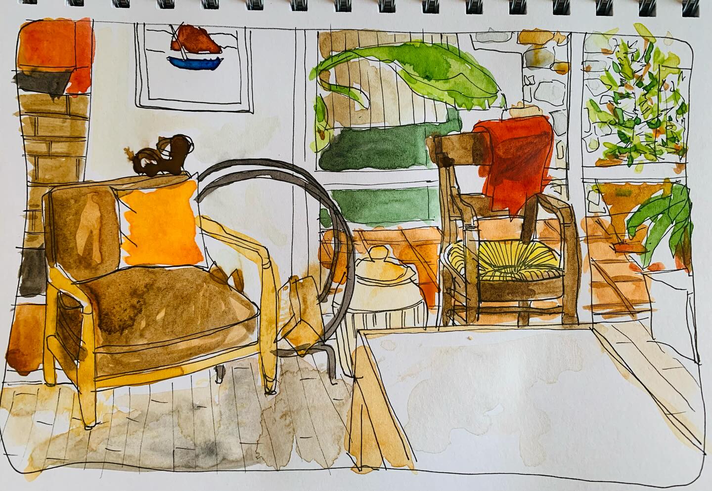 Sketch of the day
La maison du sud