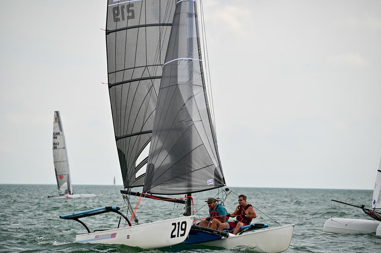 Turbo Hobie 21SE square top racing main and jib
Square Top Main
Pxb 10/15 split
RBS tapered battens and rocket tensioners
Integral dyneema tack loop
110% jib
Code Zero GP/Pxb 05
Aramid Zipper luff
UV furler sock
UV Main Roll Bag
#sailmaker #sailing #sail #sails #saillife #sailinstagram #sailboat #racingsails #yachting #yachtracing #vela