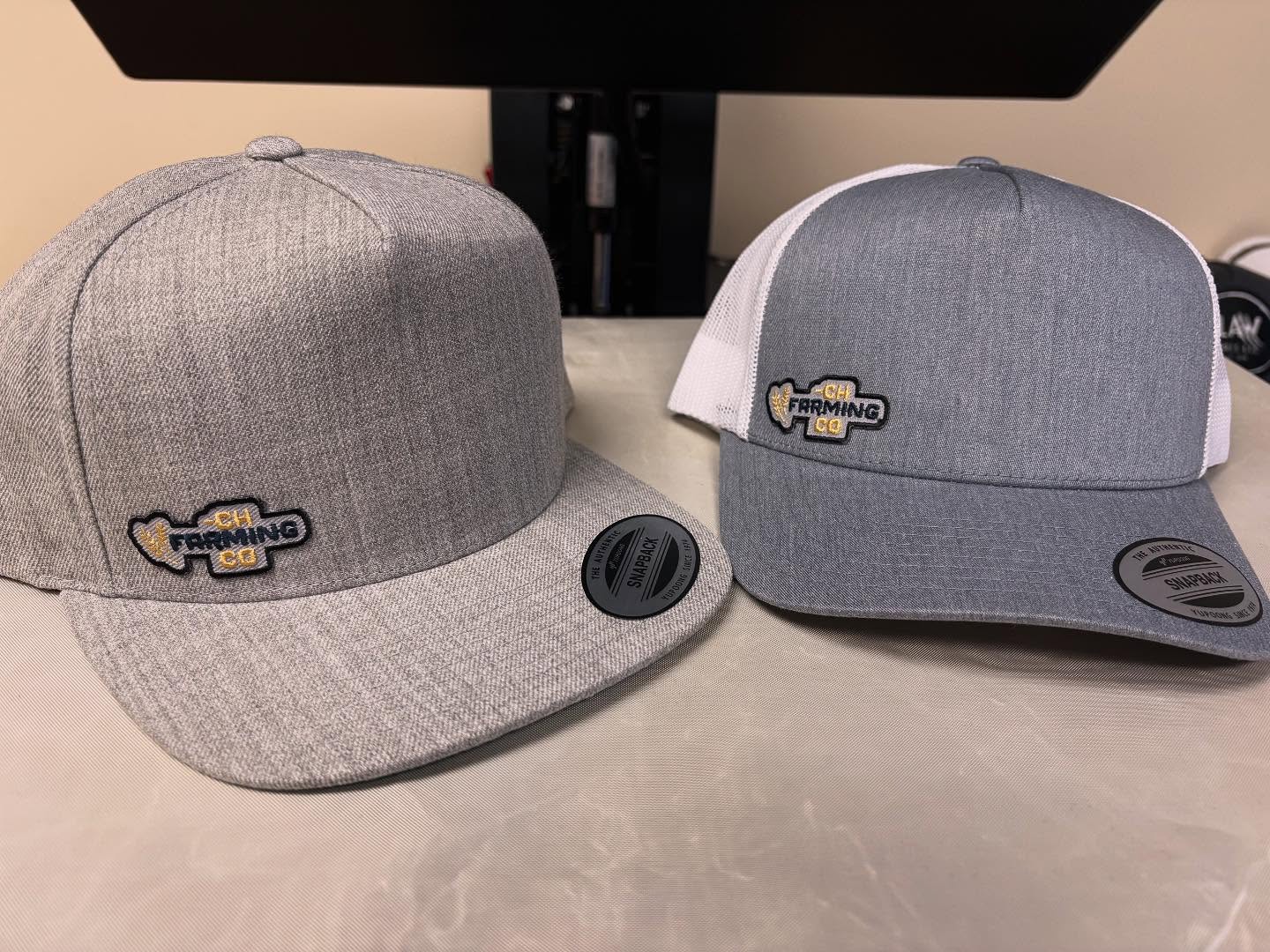 Custom hats for CH Farming Co. Give us a call or text 587-370-1151 or Email Dustinhhmagrath@gmail.com to place an order today! #CustomWorkwear
#WorkwearStyle
#WorkwearApparel
#WorkwearDesign
#ProfessionalWorkwear
#DurableWorkwear
#WorkReadyGear
#MadeForTheJob