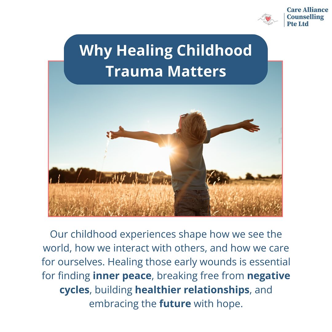 At Care Alliance Counselling, we support you on your healing journey, helping you reclaim your power and move forward with confidence.
#HealingJourney #ChildhoodTrauma #MentalHealthAwareness #Therapy #TraumaRecovery