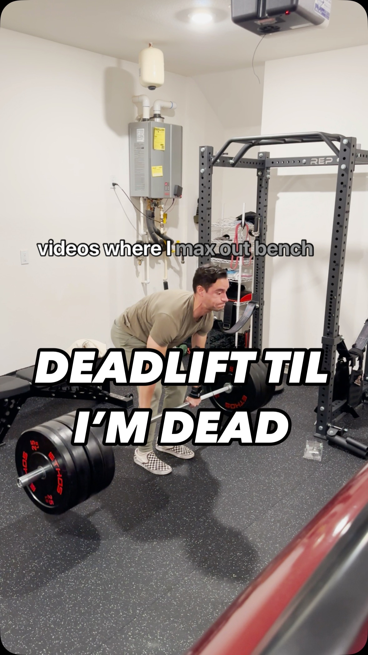 Not my best #Deadlift, but not my worst either. Glad to be back on the grind. This is my year AND YOURS! Let’s get training.
#personaltrainer #fithappyconfident #personaltraining #trainandable #remotefitnesscoaching #garagegym #homegym