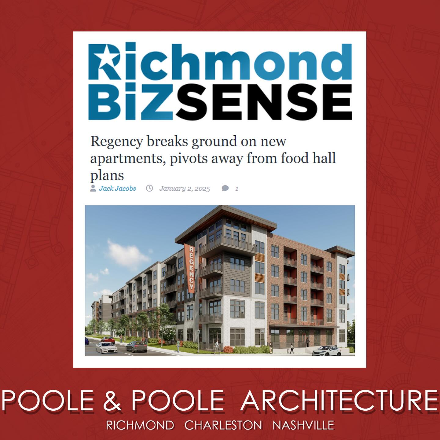 Regency Mall is an ever-changing landscape as it is transformed from an outdated mall surrounded by a sea of parking. We are excited to have broken ground on Phase 2 of The Rise apartment community. This will add another roughly 300 units to this expanding neighborhood. It is a pleasure to work with clients who want to reinvent and bring new life to these aging malls. Read more about this in the article in our bio!