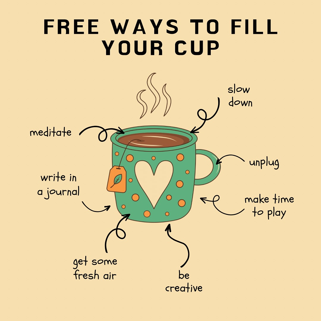 Take a moment to fill your cup.
You can’t pour from an empty one. It’s not selfish to take care of yourself - it’s necessary. Whether it’s a walk in nature, a cozy moment with your favorite book, or just sitting still and breathing deeply, find what restores you. A full cup means more joy, energy, and love to share. 💛
What’s your favorite way to refill your cup?
#SelfCare #FillYourCup #SlowLiving #NervousSystemRegulation #SelfLove