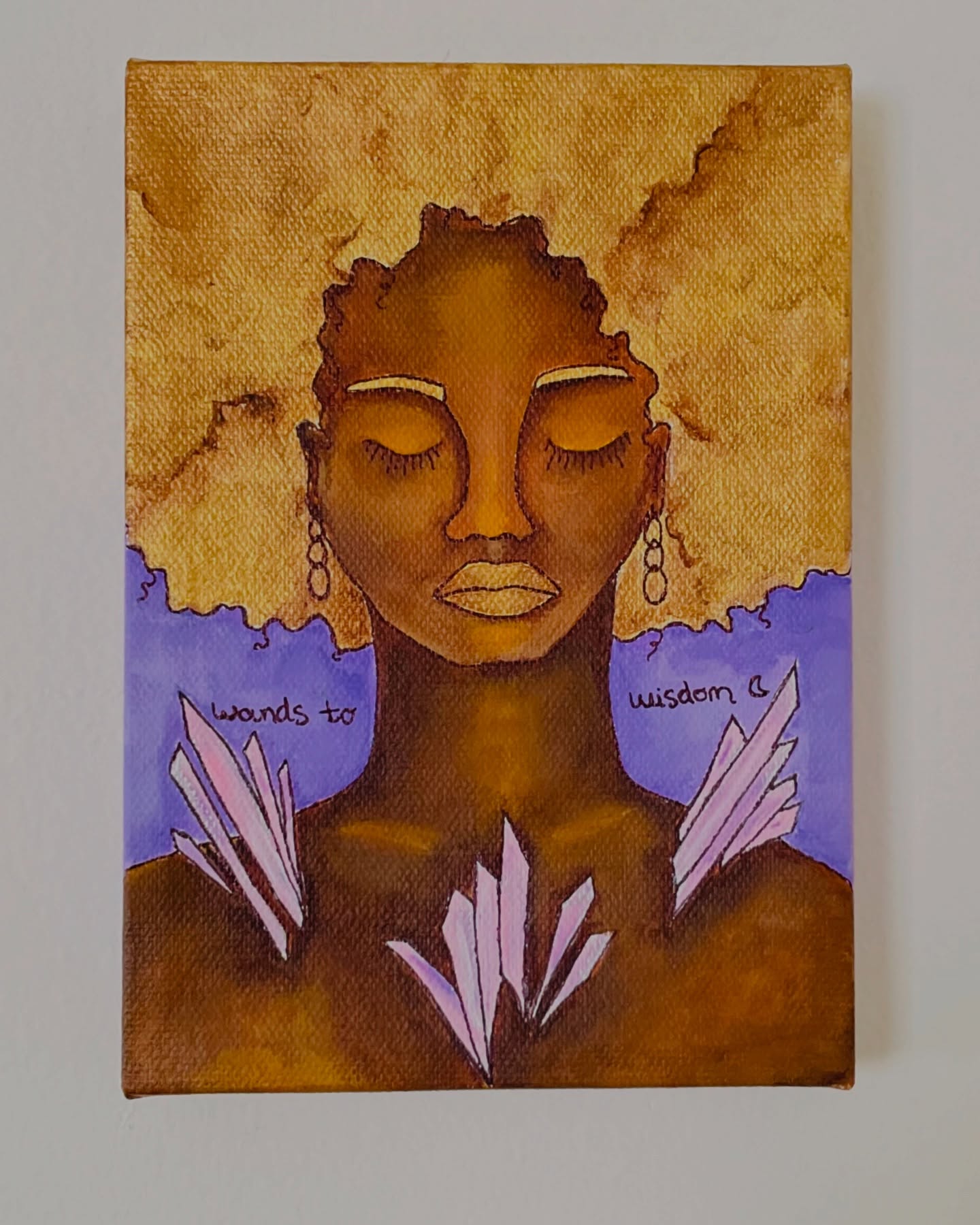 I am so in love with this painting! I have named her “The Wisdom”.
Her phrase: Wounds to Wisdom
Her Description:
She is the goddess of healing, embodying resilience, renewal, and forgiveness. Life has tested her with overwhelming challenges, but she has alchemized her pain into profound wisdom. This wisdom grants her a deep understanding of life’s fragility and unfairness, but also allows her to see and feel life’s ultimate beauty. Through this unique journey, she has not only healed her own battles but is a guide for others toward hope in hopeless times, helping them see light in darkness.
I hope she brings your day some inspiration 🌙
.
.
.
.
.
#wildridgemoon #artthatspeakstoyoursoul #goddessart #inspirationalart #affirmationart #printsforyourhome #healingartwork #meditativeart #denverartist #acrylicpainting