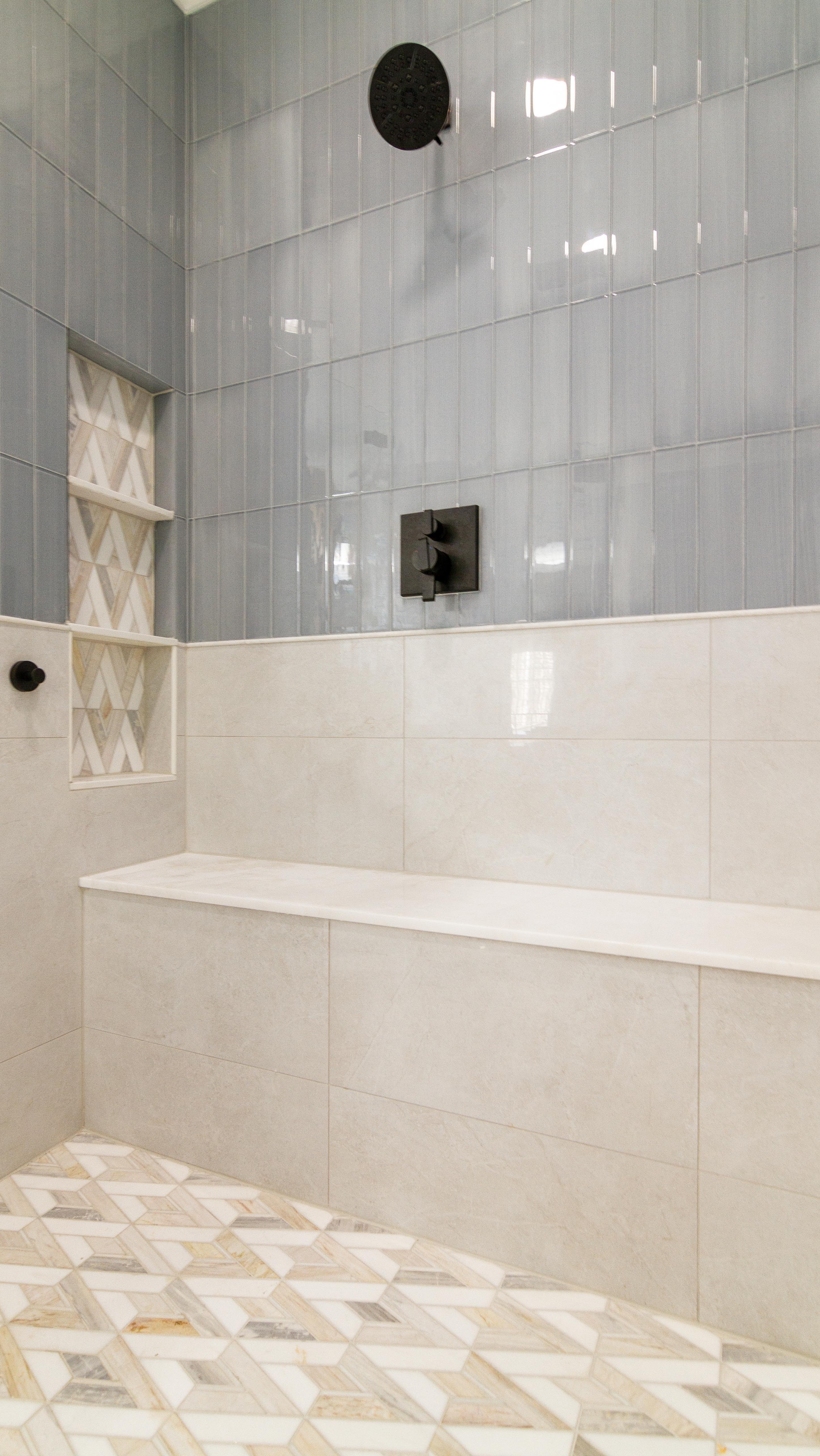 This family found their shower was leaking and causing moisture issues into their crawlspace.
So they took to Facebook to find projects of contractors they liked and found us.
A couple months later, wham bam thank you ma’am, their old bathroom was torn out and we installed some of the most gorgeous materials we have worked with to date.
Now they have their dream primary bathroom. We even made sure that Grandma could clear the doorway with her walker, have a nice bench to sit on, and have an easily accessible handheld shower.
What’s your favorite part? Comment below!
#raleigh #raleighrealestate #wakeforestrealtor #raleighdurham #wakeforestnc #wakeforestmoms #raleighgeneralcontractor