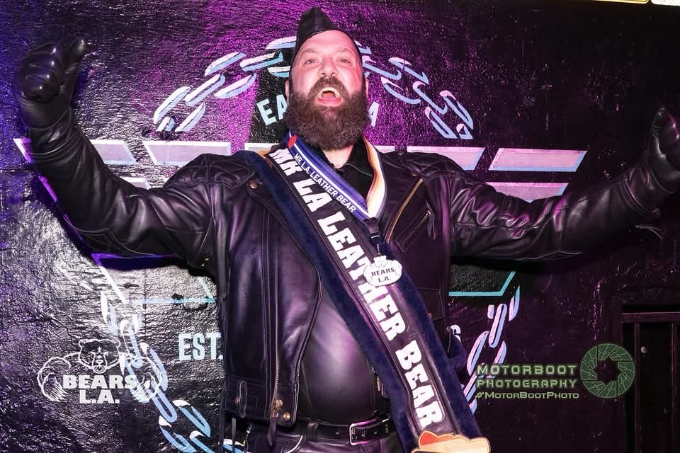 Congratulations @ekim1406 on becoming our new LA Leather Bear 2025! Welcome to the family. 🐻🖤🍻