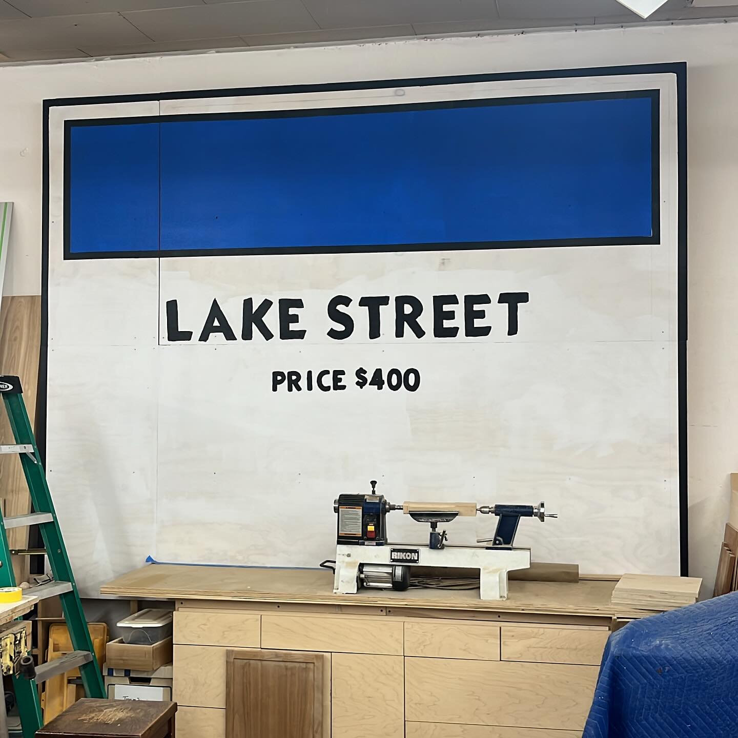 Lake St $400…Rikon lathe not included