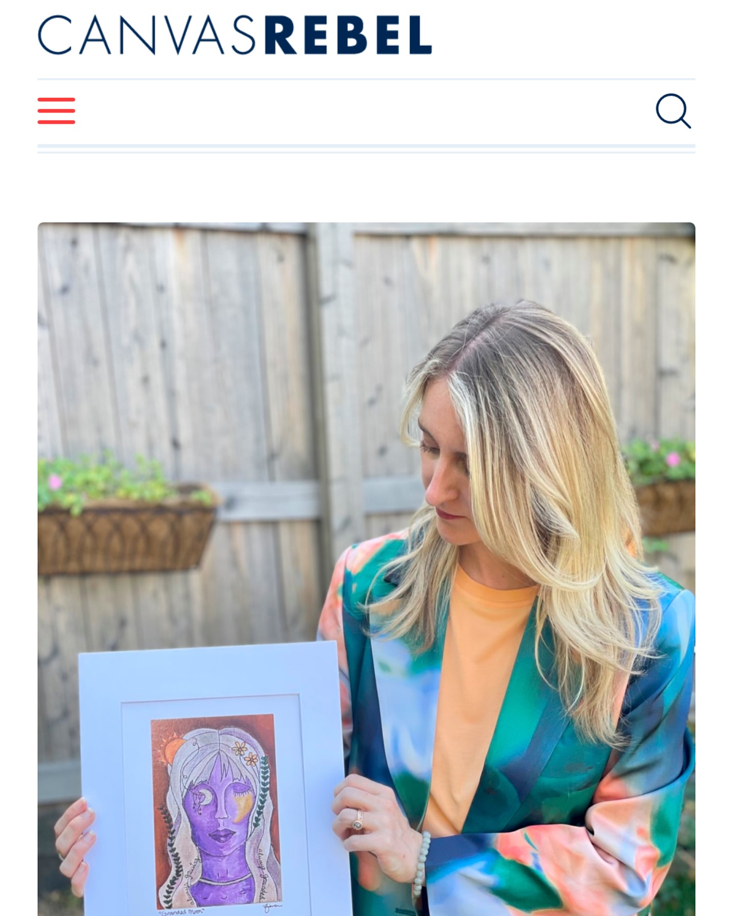 Thank you @canvasrebel for taking the time to interview me and allow me to share my story about the art I create 🎨! It was such a treat to reflect on progress I have made since launching Wildridge Moon back in April of 2024 and am excited for my art to reach more people in 2025 💎🌙💎! And to all of you that have supported me on this journey, a HUGE thank you!!
.
.
.
.
.
#wildridgemoon #artinterview #womenowedbusiness #artforyourhome