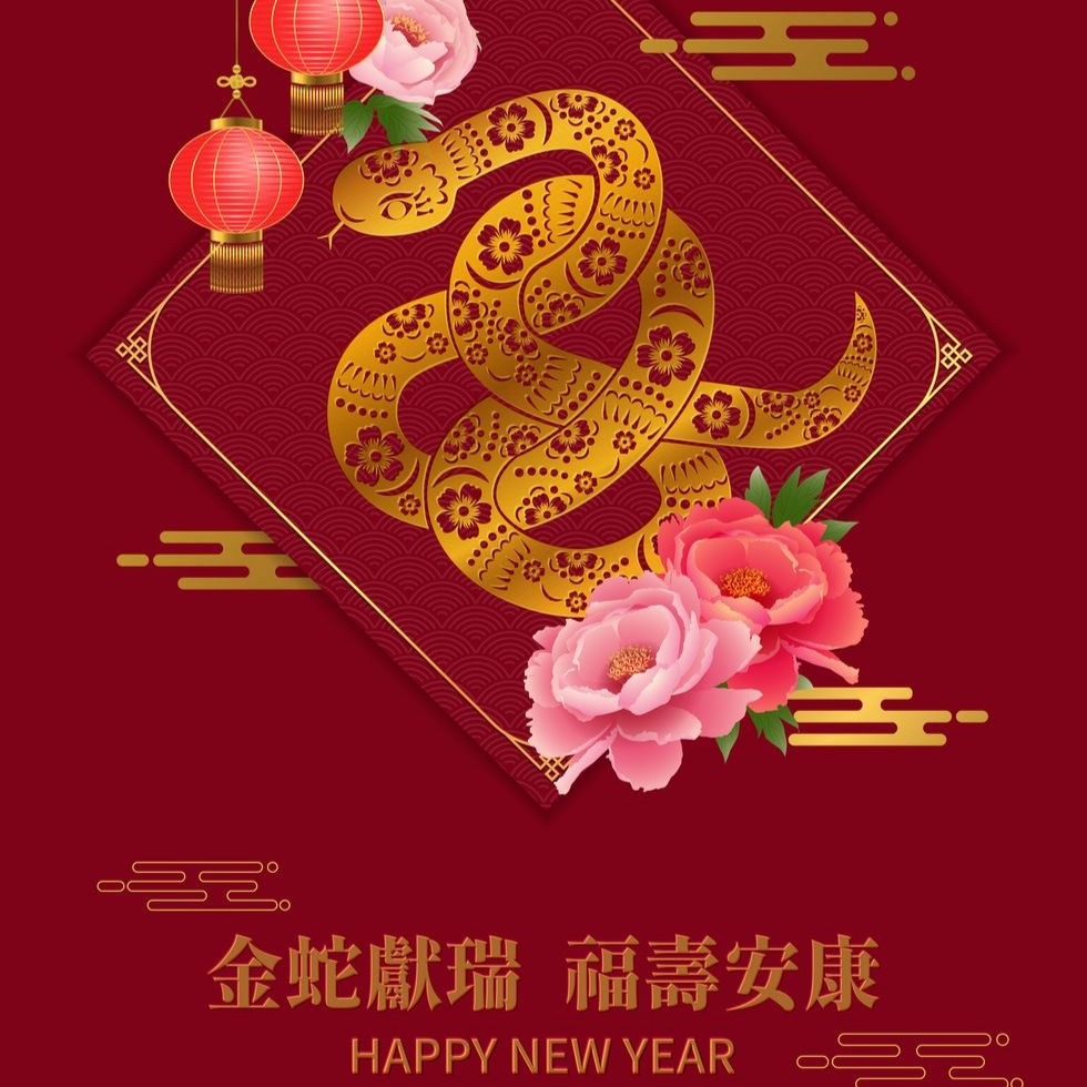 Good luck in the Year of the Snake, and may you have good fortune and prosperity!