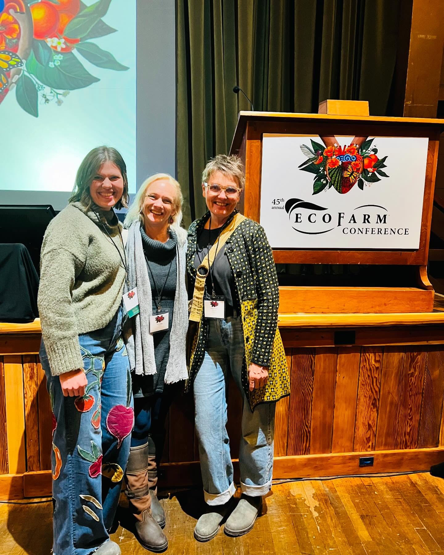 Awesome first experience attending @eco.farm in California. Not only did I get to connect with old farming friends I hadn’t seen in years like Sara & Symbria @redacrefarm and Larry Jacobs @jacobsfarmdelcabo , I also gave a presentation on my work creating and growing @realfarmercare to support farmer self-care needs and wellbeing. My panel of CA farmer recipients was amazing - Kellee @bravenewseed Rose @pinkbarnfarm Scott @odetochoy & Mo @berkeleybasketcsa and I’m so happy I finally got to meet them all in person!
A much needed conversation to be having at farm conferences around the country. Farmer self-care IS maintenance care, and expanding access to support mind and body wellbeing for farmers and ranchers is ESSENTIAL CARE.
The next round of 120 farmer recipients have been selected and I’ll begin sharing their photos and stories @realfarmercare soon. Stay tuned!
#realfarmercare #ecofarm2025 #americanfarmlandtrust