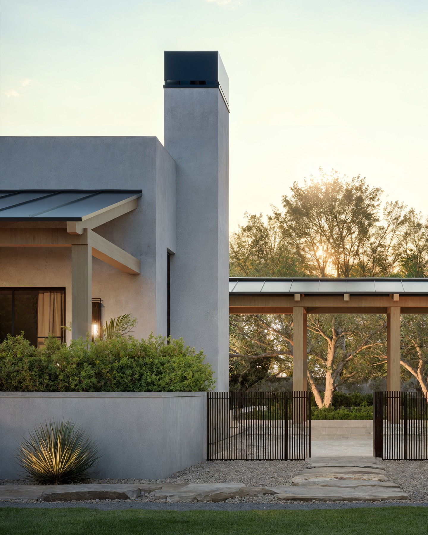Project Palomas I Entry Courtyard & Pool Area Views I JWSA