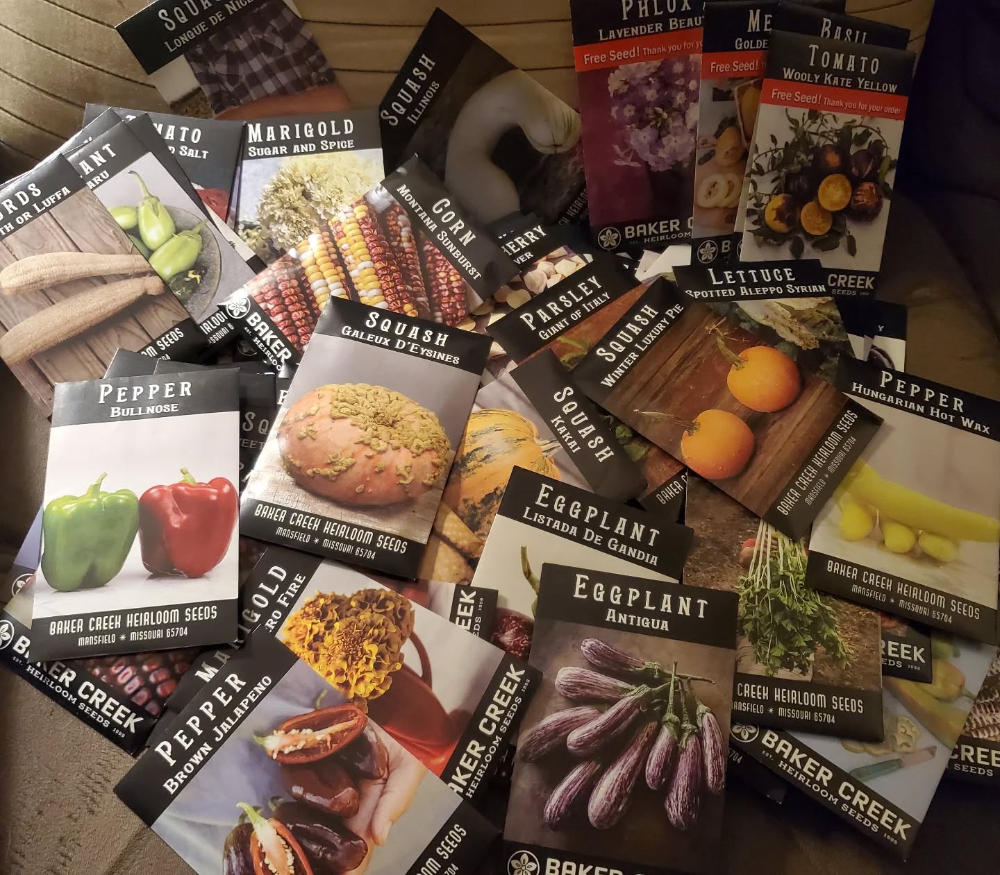Gearing up for seed starting season and planting this Spring. Over 80 packets of new seeds arrived to be added to the stockpile of existing seeds. I haven't had a garden in 5 years and last year we finally added some temporary garden boxes and fencing again since the prior garden was ripped out due to moving 5 years ago and we have not moced yet. Got sick of not having a garden so starting a temporary one again until we can move. I cannot wait to grow my veggies again!
www.mysticmoonlightfarm.com
#mysticmoonlightfarm #gardening #vegetablegarden #vegetablegardening #seeds #seedstarting #heirloomseeds