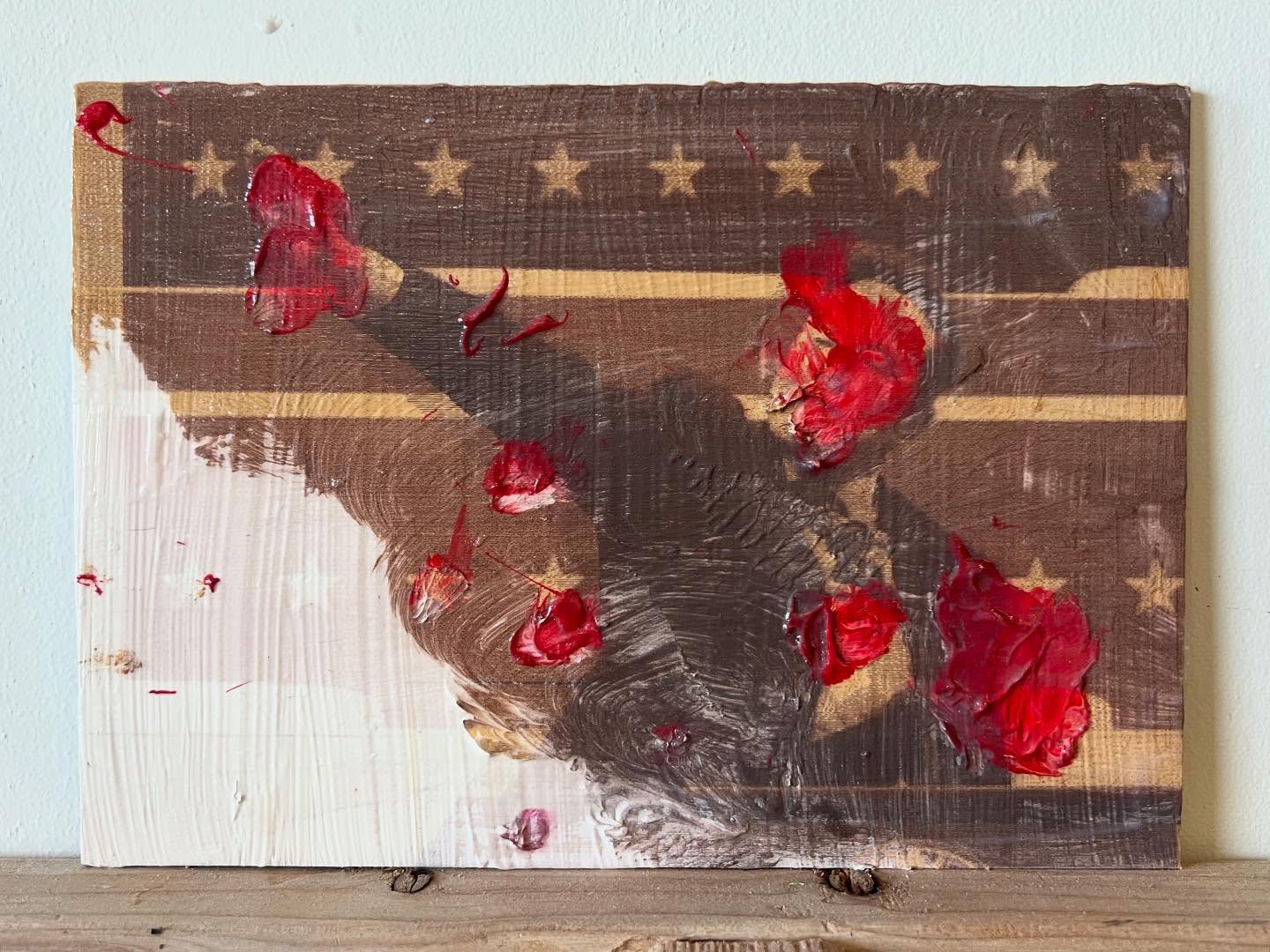 “A N*zi Salute” Laser-etched acrylic on panel.
.
.
.
Another work of art from my weekly art-making.
.
.
.
#acrylicart #lasercutart #politicalart #fineart #contemporaryart #experimentalart