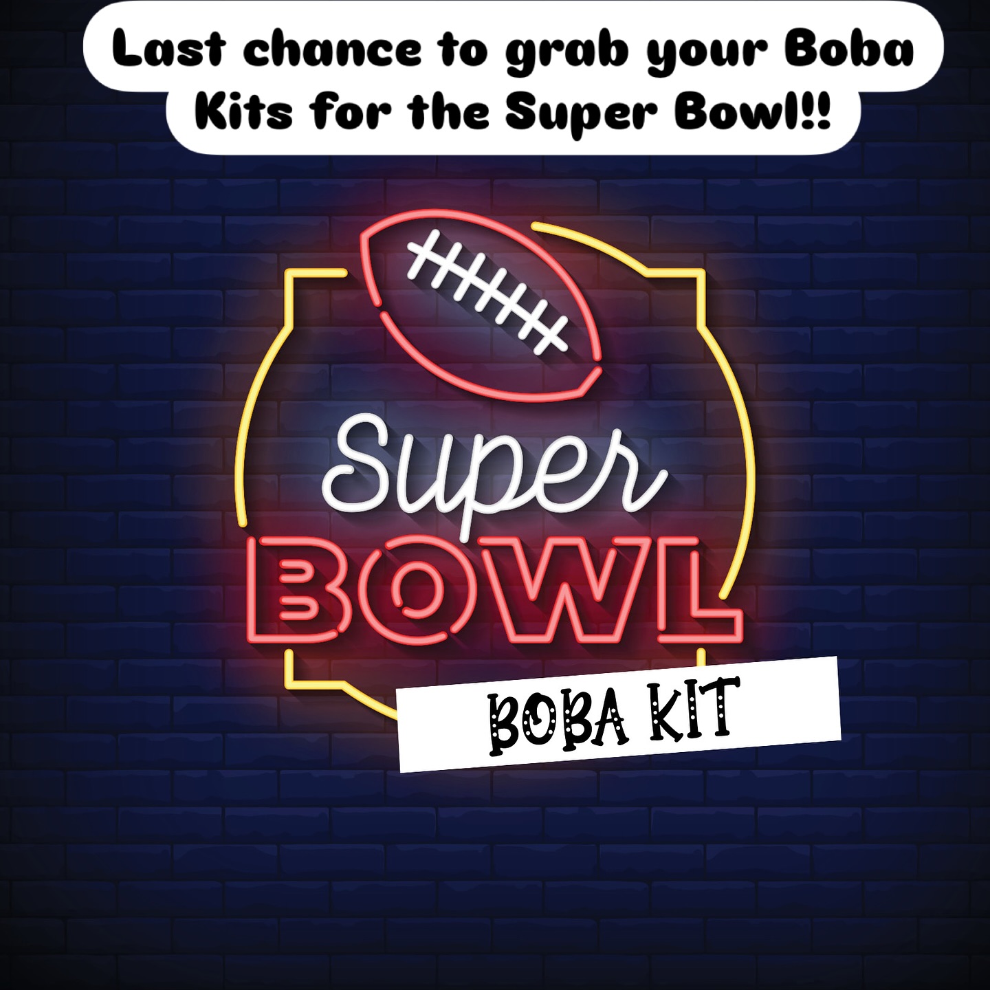 Thank you to all those who ordered!!! We will see you Sunday!! Kits will be ready between 12- 2pm at our commercial kitchen “Culinary Block”
1901 Las Plumas Avenue Suite 30. Accepting orders up until Friday at 8pm
Go to www.Bobapassion.com