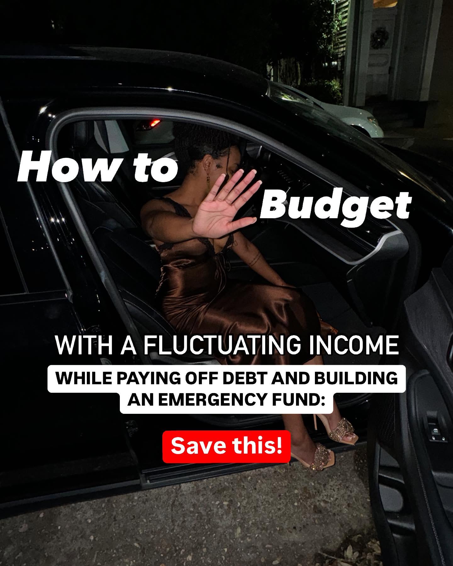 Having a fluctuating income doesn’t mean you can’t make plan ahead.
Earning an income that changes require us to take advantage of percentages. This way, your expenses like debt payoff and savings contributions can fluctuate along with your income.
In addition, the value that having a fluctuating income brings is being able to plan for the extra income you receive when you have high income months
This extra income is great to put towards your goals so you can accomplish them even faster.
Use these tips to make your money work for you instead of working against you!
SAVE, & follow for more tips!