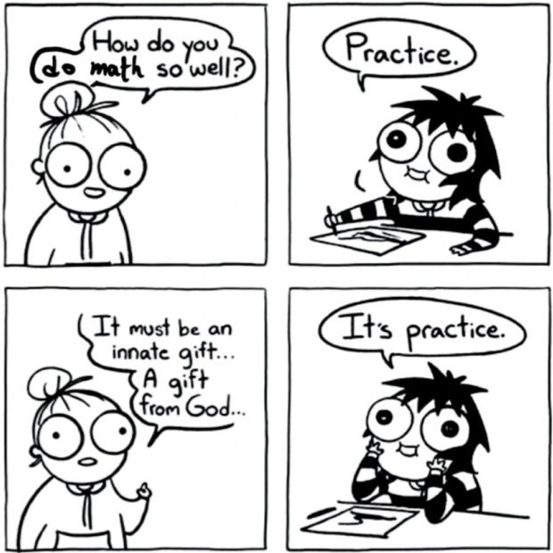 ✨Wish you were good at math? Stop wishing—start practicing.
🏀 Like anything else in life, the more you work at it, the better you get. Every 'math genius' you know put in the time, made mistakes, and kept going.
Keep practicing, and you’ll surprise yourself! 💪📐
