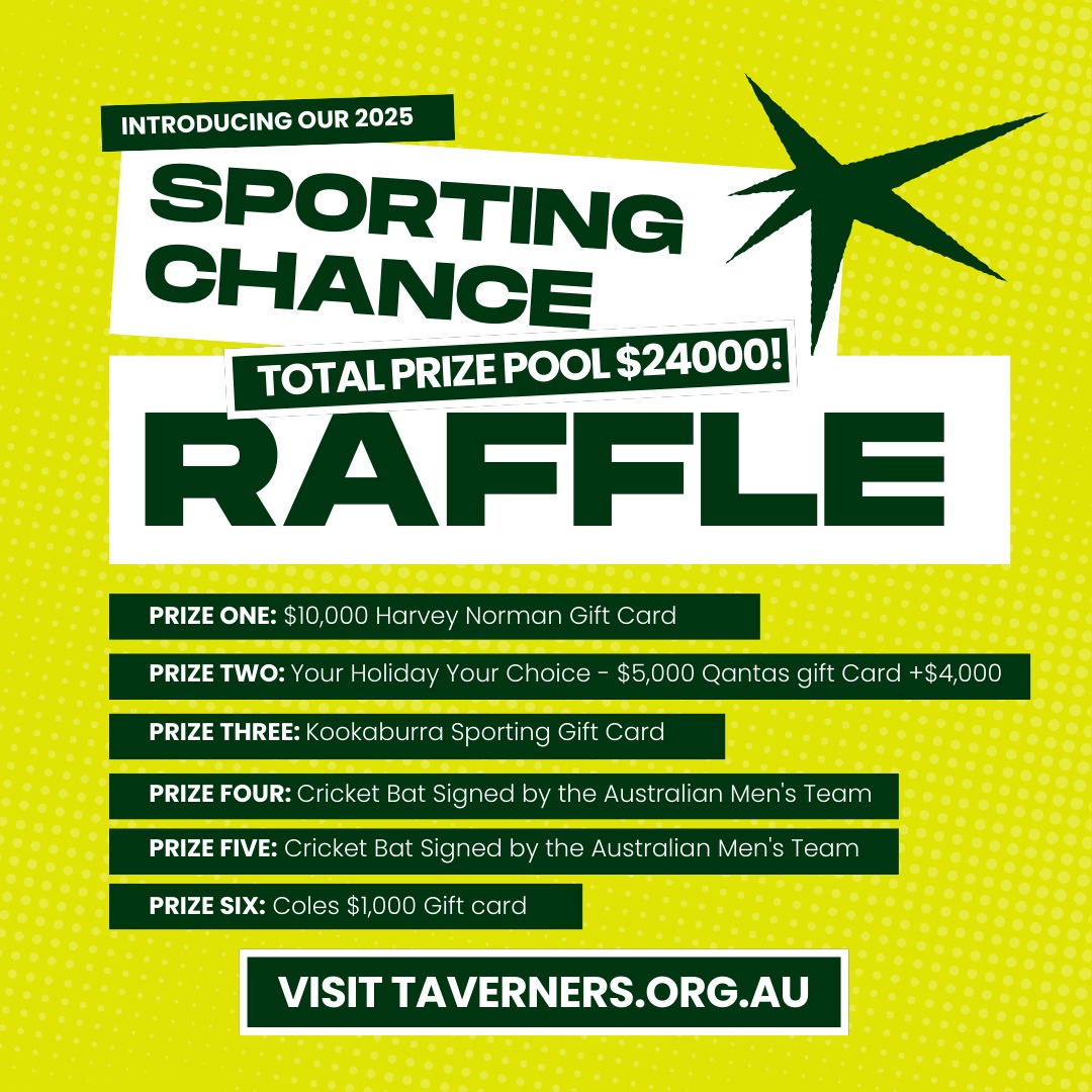🎉 RAFFLE LAUNCH! 🎉
We’re excited to launch our Sporting Chance Raffle, raising funds to support deaf, blind, and intellectually impaired cricketers in the National Cricket Inclusion Carnival (NCIC), and to help athletes of all abilities play sport and reach their full potential! 🏏💙
By entering, you’re not just in for amazing prizes – you're helping make sports more inclusive and accessible for everyone! 💪
👉 Get your tickets now and support this important cause! LINK IN BIO!
#TavernersRaffle #CricketForAll #SupportInclusion #NCIC #InclusiveSport #RaffleWithPurpose #MakingADifference #ASportForAll #ASportingChance