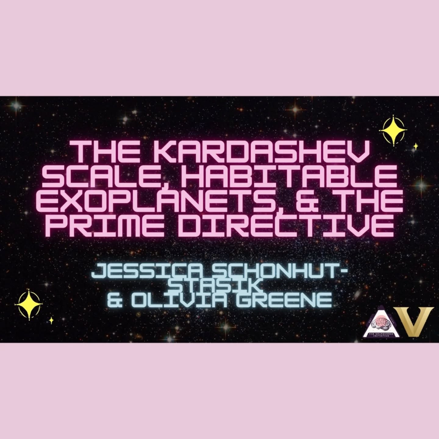 🗣️📣 TALK HOSTED BY TNI:
Virtual Trek Con 🤓
Today at 1:45 pm PST, TNI's very own @jesstella and @infin8lycurious will be giving the talk:
"The Kardashev Scale, Habitable Exoplanets, & the Prime Directive"
If you don't know, the Kardashev Scale describes advanced alien technology. And of course the Prime Directive is the most important principle in Star Trek. This will absolutely be an interesting talk, so be sure to tune in! 🖖
Jess is 100% a Spock girl; really anything Vulcan. And for Liv, Capt Picard has always held a special place in her heart.
More info at: virtualtrekcon.com
#startrek #virtualtrekcon #vtc6 #neurodiversity #tni