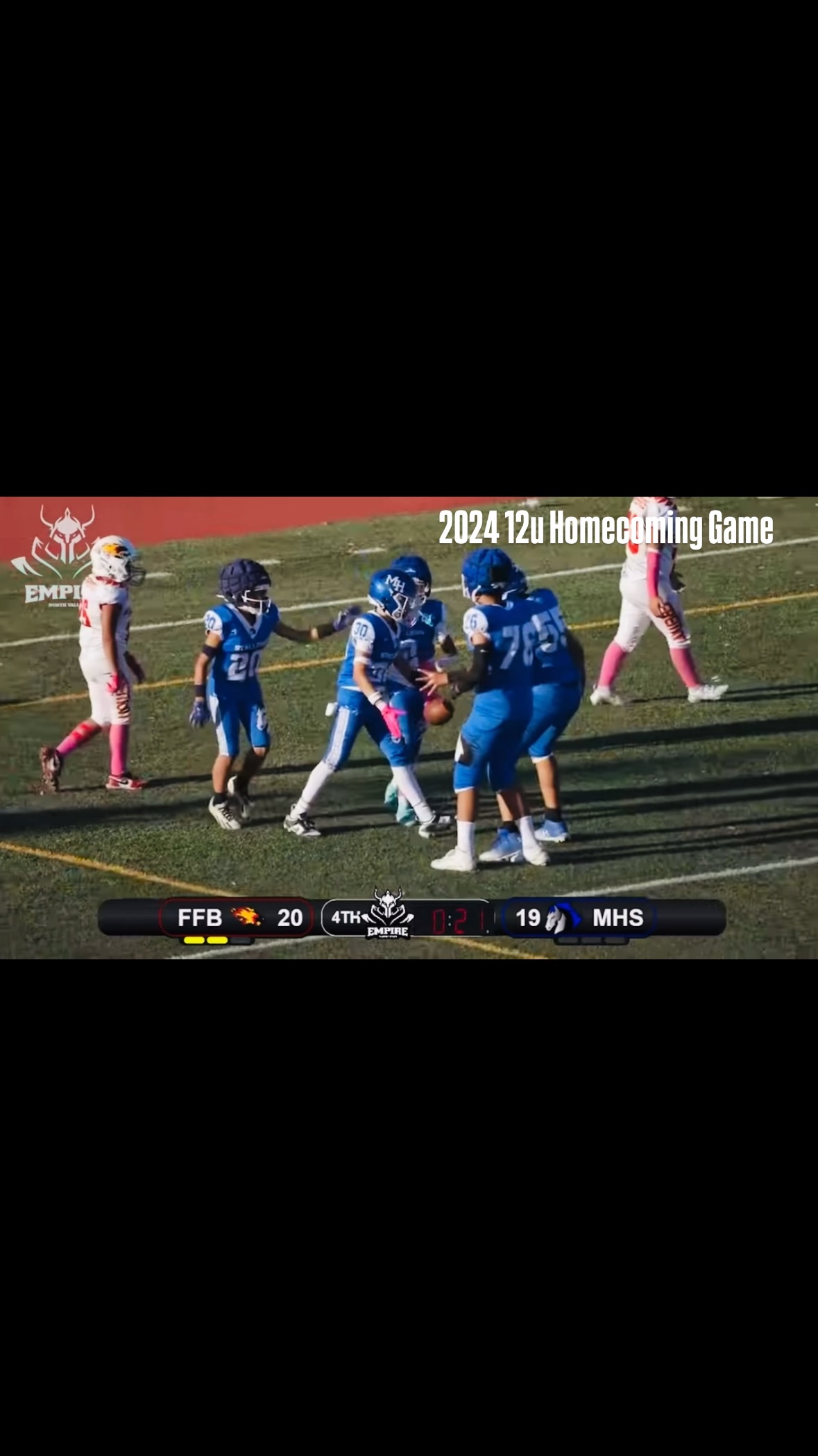 Throwback to the 2024 12u homecoming game! Let’s go Stallions!