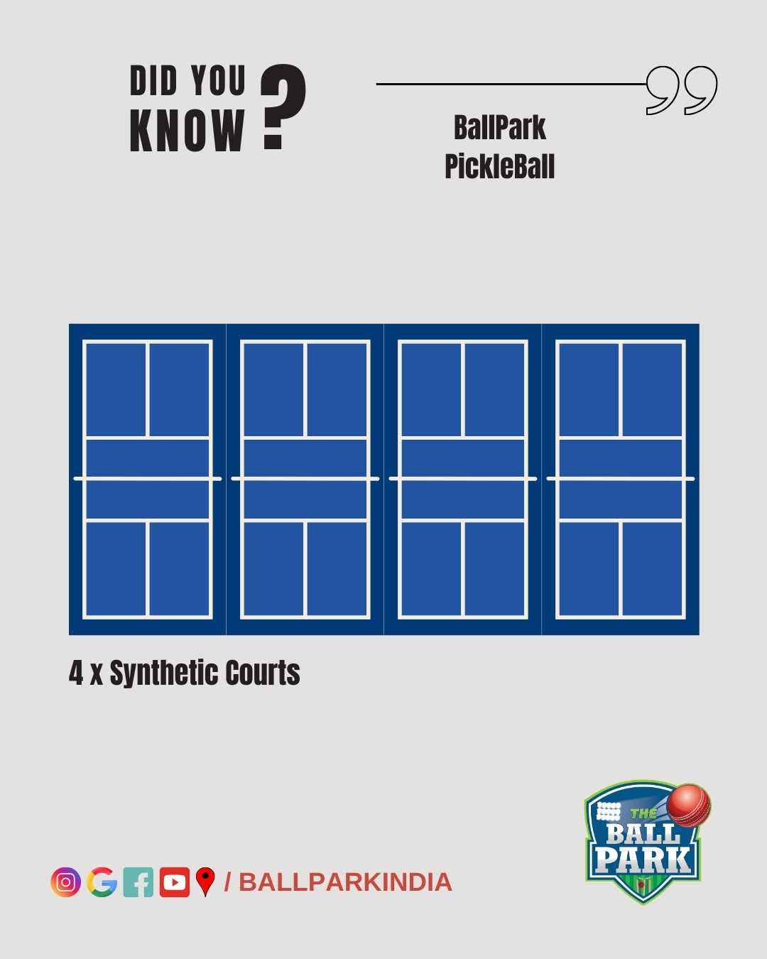 #pickleball coming soon at The BallPark Sports Facility.
.
.
.
#sports #getfit #stayfit #playasport #weplayatballpark