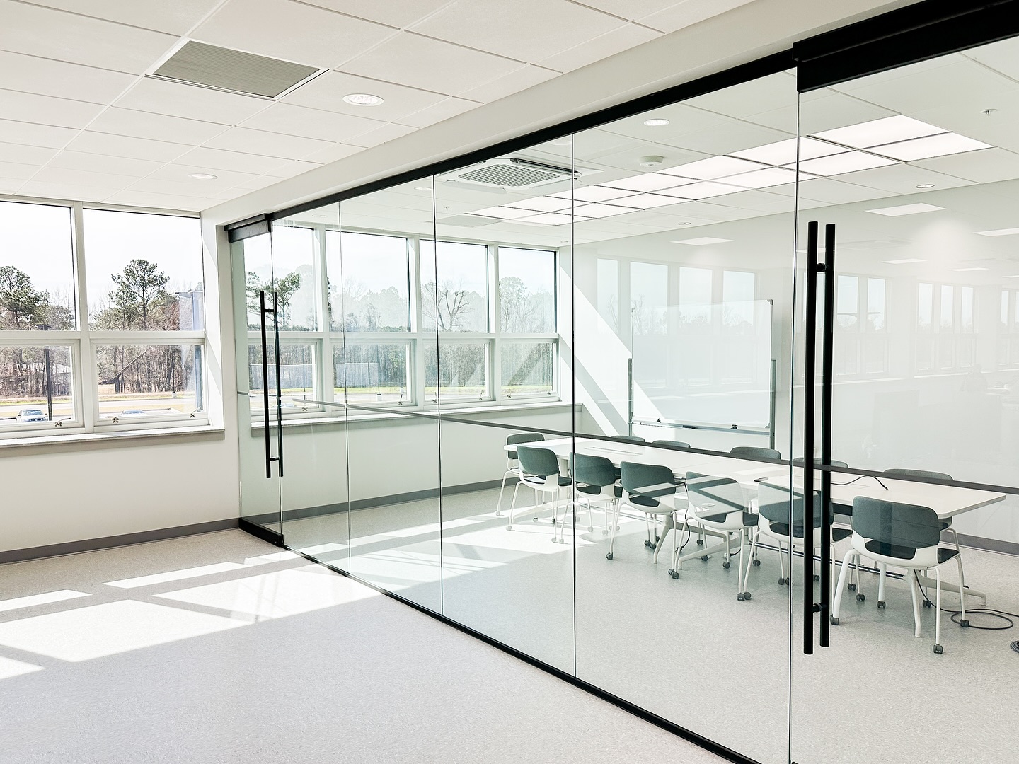 Why yes, the windows in the conference room are operable….
@sunbelt_glass_llc @ecoplasticamerica