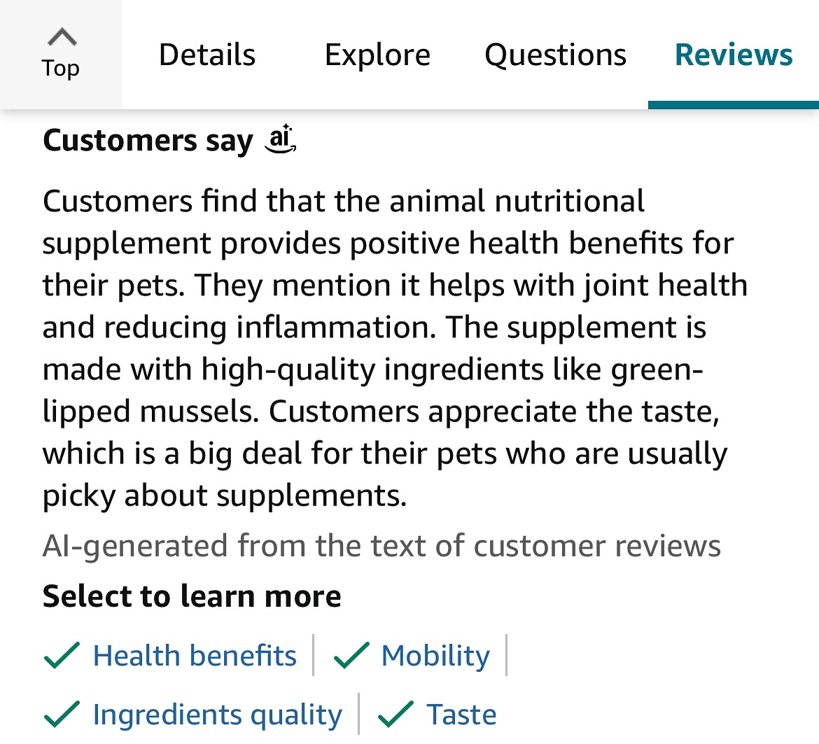 Check out what other customers are saying on Amazon!
#doghealth #doghealthtips #dogjointsupplement #dogjointhealth #healthydogfood #healthydogsarehappydogs