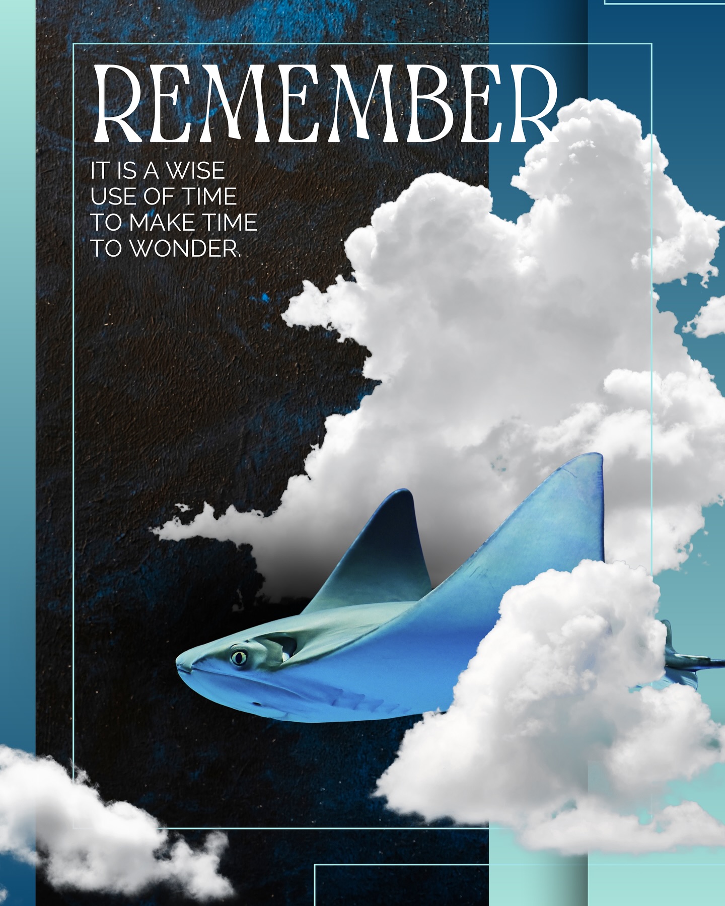 For the busy.
For the overwhelmed.
For the efficient.
I’m guessing you have a complicated relationship with time. Same. Here’s a little encouragement for us all to consider…
Remember it is a wise use of time to make time to wonder.
____
#inklivity
#graphicdesign
#digitalart
