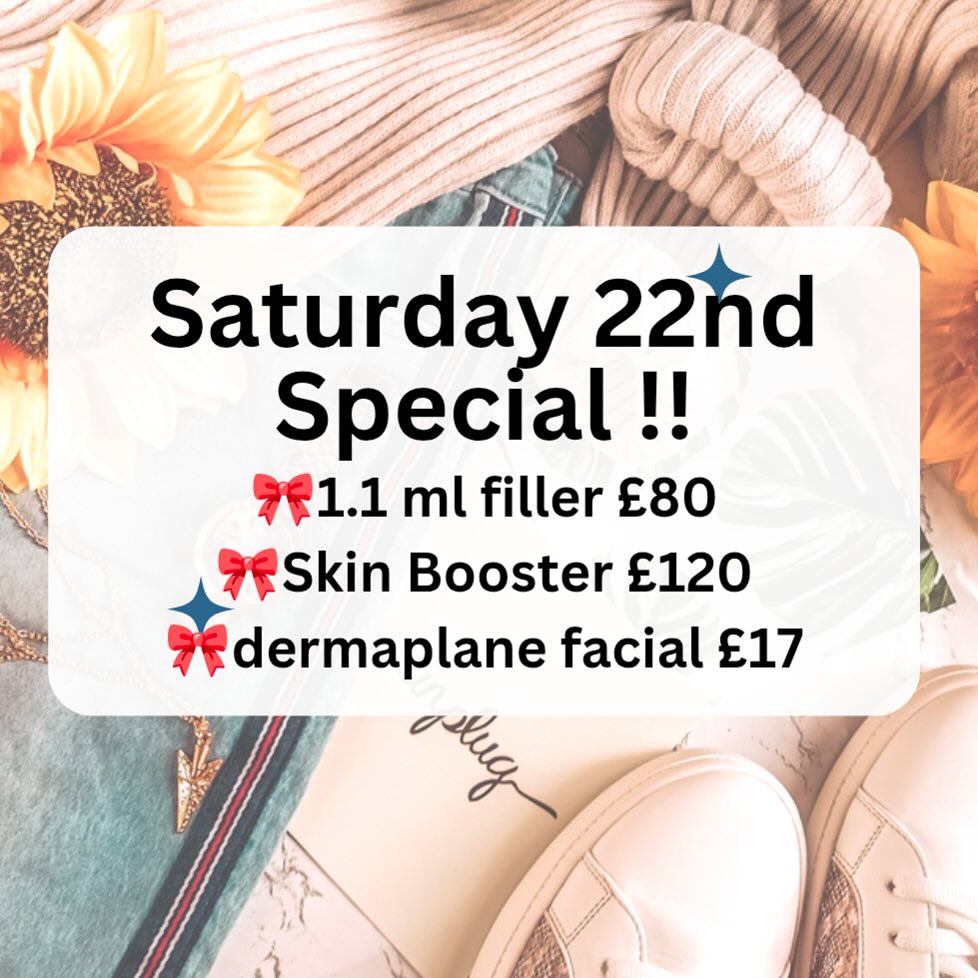 ✨CHECK THIS OFFER OUT✨
Kirsty is offering these introductory rates for this Saturday and also 10% off all beauty treatments through March.
Call us on 01326212132 to make the most of this offer♥️♥️♥️