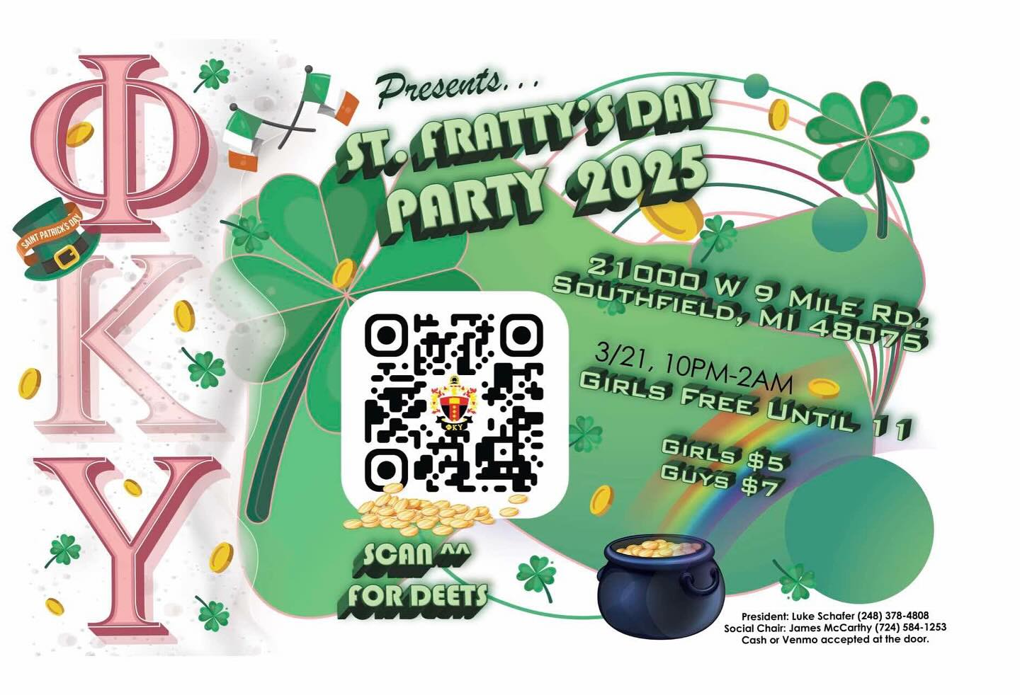 🚨MARK YOUR CALENDARS🚨
The annual St. Patrick’s day party is only a month away☘️ Check out the link on the poster and in our bio for details and ticket info
