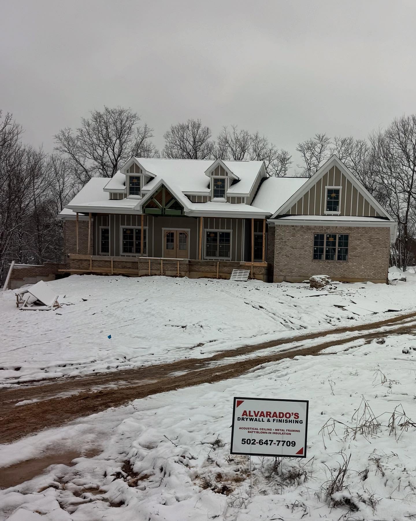 This weather does not stop us ❄️💪🏼 Happy Friday!
📍Fisherville, KY
TO SCHEDULE A FREE ESTIMATE
☎️ Call our office 502-647–7709
💻 Submit request online at:
www.alvaradosdrywallfinishing.com
(Scroll down to bottom of page)
#louisvilledrywall #lagrangeky #louisvilleky #alvaradosdrywall #shelbyvilleky #louisvilledrywallfinishing #simpsonvilleky #nortoncommonsky #jeffersoncountybuilders #louisvillecontractors #jeffersonvillein #kentuckydrywall #prospectkyrealestate #louisvillerealtors #louisvillerealestate #newconstructionlouisville #basementdrywall #basementrenovation #basementrenolouisville #louisvilleremodel #louisvilleremodeling