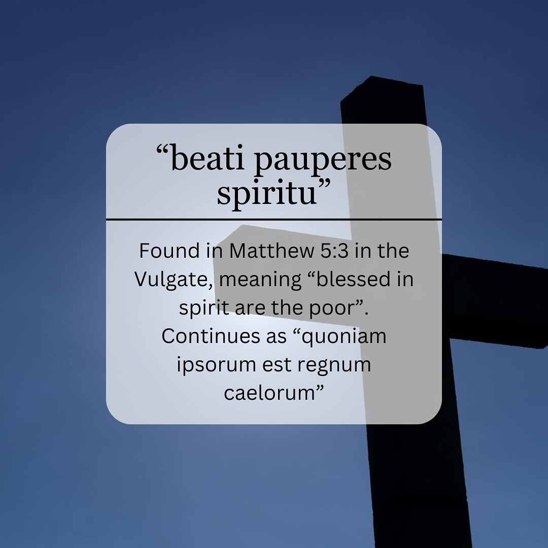 Latin in Christianity #9