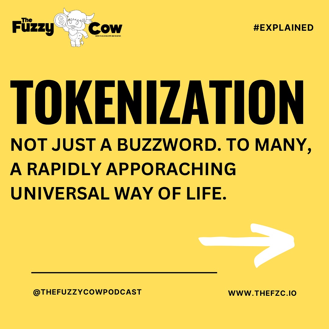 #Tokenization is the talk of the town and pretty soon, will be a way of life for us all. Learn how to get your physical valuables on chain virtually and start covering your assets digitally today. Learn more with #Explained, and get more of our free flashcards available exclusively at www.thefzc.io.