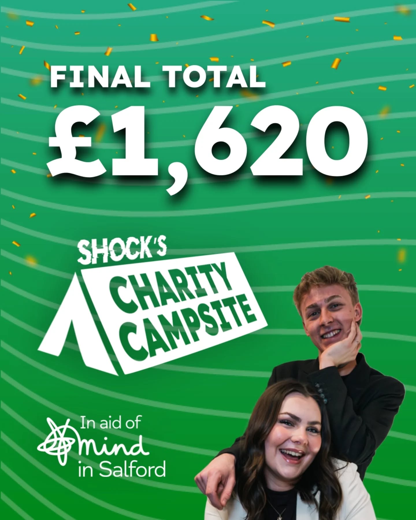 🏕️ CHARITY CAMPSITE 2025 🏕️
What an amazing 24 hours in aid of @mind_in_salford Salford - with our highest ever total for a campsite fundraiser.
We had a Dance-a-thon, a Race Across Manchester, @_matton_insta as PitBull - what more could you want!!
Mind in Salford does some great work in our local community and we are so glad we have been able to help them.
You can watch the highlights on Shock TV right now.