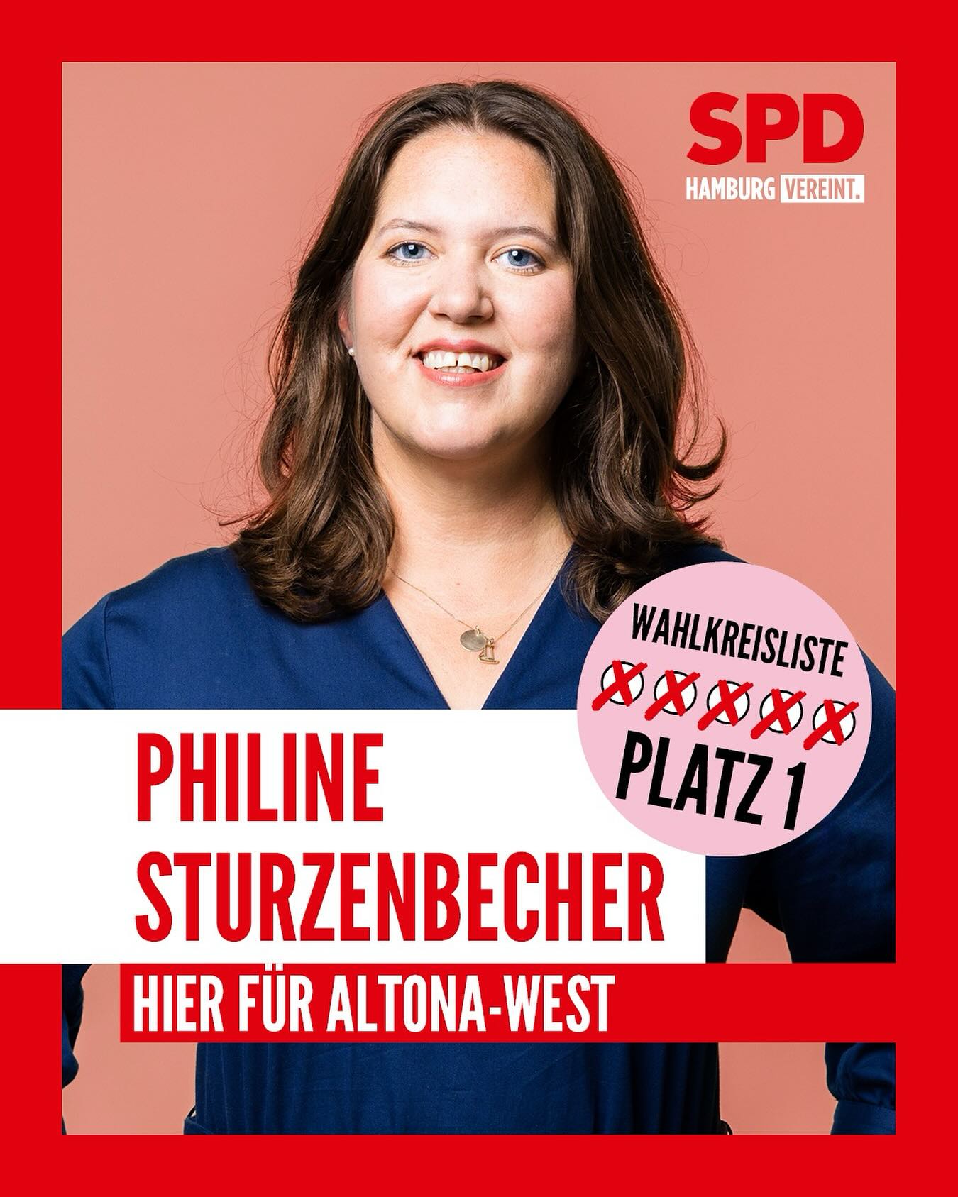 Morgen ist Bürgerschaftswahl und jetzt geht´s um Hamburg. Daher bitte ich Euch um Eure Unterstützung auf Platz 1 im Wahlkreis Altona-West, damit Hamburg auf dem erfolgreichen Kurs bleibt und der Westen weiterhin eine starke Stimme in der Bürgerschaft hat. Und ich bitte Euch um ein starkes Votum für die SPD und unseren Ersten Bürgermeister @peter.tschentscher! #spdhamburg #spdaltona #bürgerschaftswahl2025 #hamburgvereint #wahlkreisaltonawest #aufgehts