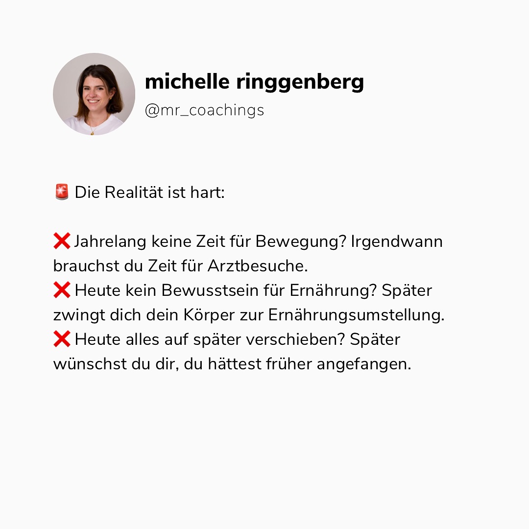 ⚡ „Morgen ist nicht einfacher. Es ist nur später.“ ⚡
Wir wissen es alle: Gesundheit ist kein Geschenk – sondern eine Entscheidung.
Aber das bedeutet nicht, dass du heute perfekt sein musst. Du musst nur anfangen.
💭 Was ist eine kleine, bewusste Entscheidung, die du heute für dein zukünftiges Ich treffen kannst?
📌 Speichern & später reflektieren
📲 Teilen & jemanden motivieren, der das hören muss
#FitnessJourney #PersonalTraining #BoxAcademyBern #NeuesJahrNeuesIch#boxen#fitness#abnehmen#health#inspo#Sport#Bern#Grow#GlowUp#bikinibody#Gesundheit#SpassbeimSport#Selbstliebe#Selbstbewusstsein#trainingmitmichelle#glücklich#zufrieden#wohlfühlkörper